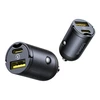 Baseus Tiny Star Mini Car Charger (U+C) 30W Cosmic juodos spalvos