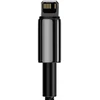 Baseus Tungsten Gold duomenų perdavimo ir įkrovimo kabelis | USB-A į Lightning | 12 W | 2 m | juodas