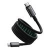 Baseus Tungsten Gold įkrovimo kabelis USB-C į USB-C 100 W 1 m (juodas)