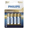 Baterija PHILIPS AA LR6 4pcs Premium Alkaline