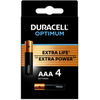 BATTERIES DURACELL OPTIMUM AAA 4PCS