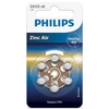 Baterija Philips Zinc Air 1.4V 6 lizdinės plokštelės (PR41 / ruda skirtukas)