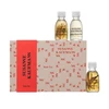 Bath Trio Set Susanne Kaufmann: Body Care Bath For The Senses maitininantis Bath Oil, 30 ml + Body Care Bath Mountain Pine Relaxing Bath Oil, 30 ml + Body Care Bath Mallow Blossom maitininantis Vonios putos, 30 ml