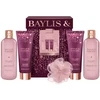 Baylis & Harding Grožio priežiūros rinkinys (Laukinė vyšnia ir vanilė) - Kūno priežiūros dovanų rinkinys dėžutėje (5 vnt.)
