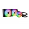 Procesoriaus aušintuvas - be quiet! LIGHT LOOP 240mm AIO skystas aušintuvas su 2x 12cm ventiliatoriais juodas