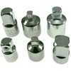 Beast Pārejas kompl 1/4"-3/8"-1/2" M/F 6gab