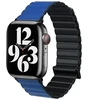 Beline apyrankė Apple Watch Magnetic Pro 42/44/45/49mm juodos ir mėlynos spalvos box