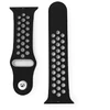 Beline apyrankė Apple Watch Sport silikoninė 38/40/41mm juodos ir pilkos spalvos