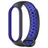 Beline apyrankė Design Mi Band 7/6/5 juodos ir mėlynos spalvos