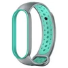 Beline apyrankė Design Mi Band 7/6/5 pilkos ir žalios spalvos