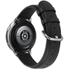 Išmaniojo laikrodžio odinis Samsung Gear S3/Samsung Galaxy Watch/Active/Watch 3/Huawei Watch GT/GT 2/GT 2 Pro dirželis Beline, Juodos spalvos, 20mm