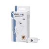 Beline Laidinis įkroviklis 1x USB-C + 1x USB 20W baltos spalvos (only head) PD 3.0 + QC 3.0 BLN2CW20