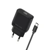 Beline Laidinis įkroviklis 1x USB-C 25W + kabelis USB-C juodos spalvos PD 3.0 BLNCB25C GaN