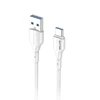 Beline kabelis 25W USB-A/USB-C 1m baltos spalvos BLNCWC01