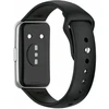Beline Reverse Buckle smartwatch strap for Huawei Band 11 | Silicone | juodas