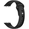 Beline Reverse Buckle smartwatch strap for Huawei Band 11 | Silicone | juodas