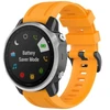 Dirželis Beline Silicone do Garmin Fenix 8/Fenix 7S/Fenix 6S/Fenix 5S/mk3/mk3i/Instinct 2S oranžinė