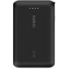 Belkin 10 000 mAh 20W įmontuotas kabelis USB-C juoda