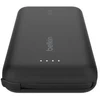Belkin 10 000 mAh 20W įmontuotas kabelis USB-C juoda