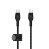 Belkin CAB011bt2MBK BOOST CHARGE™ USB-C į USB-C 2.0 silikoninis pintas 2m juodas