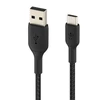 BELKIN BOOST CHARGE USB-A Į USB-C CABLE_BRAIDED, 2M, Juodas
