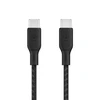 BELKIN BRAIDED USB-C/USB-C/KABELIS PALAIKIA GREITĄ ĮKROVIMĄ