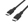 BELKIN BRAIDED USB-C/USB-C/KABELIS PALAIKIA GREITĄ ĮKROVIMĄ