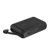 Belkin 10 000 mAh 20W įmontuotas kabelis USB-C juoda
