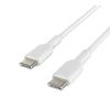 Belkin USB-C/USB-C kabelis 1 m PVC, baltas CAB003bt1MWH