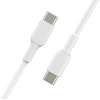 Belkin USB-C/USB-C kabelis 1 m PVC, baltas CAB003bt1MWH
