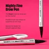 Benefit Mighty Fine Brow Eyebrow Pieštukas #3 Warm šviesiai rudas, 0.5 ml