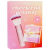 Benefit Cheek-End Getaway Set rinkinys (Shellie Blush skaistalai,6 g + Multitasking Cheek šepetėlis)