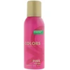 Benetton Colors Rožinė Floral and Fruity Dezodorantas Purškiklis For Women, 150 ml