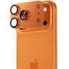 Benks Apsauginis stiklas Glass Warrior Metal Integrated Lens Protector (C070) skirtas Apple iPhone 17 Pro Max (lens 3 vnt) oranžinės spalvos