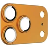 Benks Apsauginis stiklas Warrior Metal Integrated Lens Protector (C069) skirtas Apple iPhone 17 Pro (lens 3 vnt) oranžinės spalvos