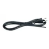 Besk Maitinimo laidas su kištuku 2x0.75mm² 2m Juodas