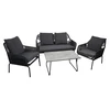 Lauko baldų komplektas BESK Stalas su kėdėmis