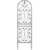 Besk Dekoratyvinės metalinės grotelės 50x180cm, juodos