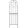 Besk Dekoratyvinės metalinės grotelės 65x220cm, juodos