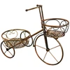 Besk Stovas gėlių vazonams Dviračio Formos Bronzos 55x25x43cm