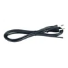 Besk Maitinimo laidas su kištuku 2x0.75mm² 2m Juodas