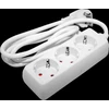 Besk Prailgintuvas 3 lizdų, 3m, Juodas, 3x1,5mm²