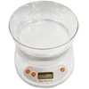 Virtuvinės svarstyklės Besk Svari virtuves digitālie ar trauku 5kg balti