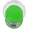 Virtuvinės svarstyklės Besk Svari virtuves digitālie ar trauku 5kg zaļi
