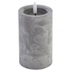 Besk Svece LED 7.5x15cm, akmens efektu