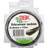 Besk Trimmera aukla 2.4mm*15m kvadr.