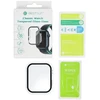 „Bestsuit“ dėklas su hibridiniu stiklu, skirtas „Apple Watch“ serijai 7/8/9-41 mm - skaidrus