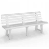 Bica Garden bench Olimpia 150x53x77cm baltas