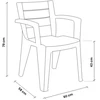 Bica Garden chair Emma juodas