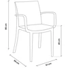 Lauko krėslas Bica Verona Armchair, ruda